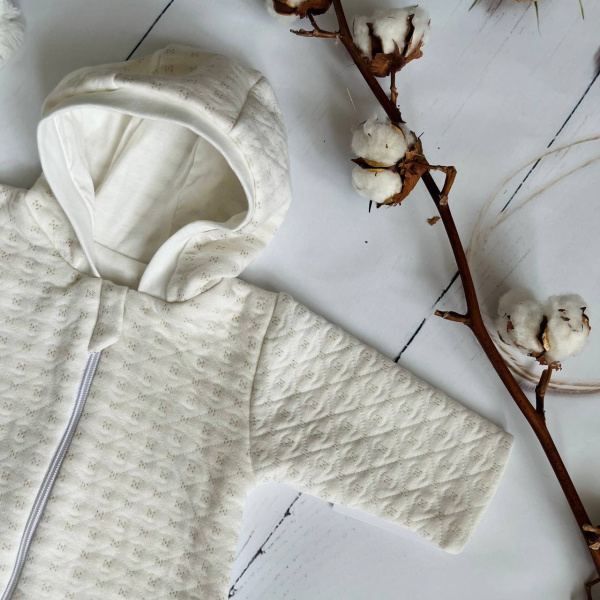 Комбинезон для новорожденного Bebika (20/13-2), состав: 80% натуральный хлопок, 20% полиэстер